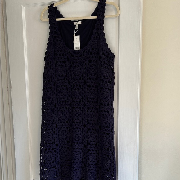 Joie NWT Blue Violet Elida dress. - Picture 2 of 6